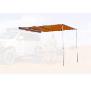 Toldo con carcasa rígida plateada e iluminación LED ARB 814411 (2.5m de ancho)